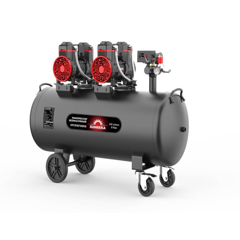 Компрессор поршневой безмасляный SUNREKA GFC510/120DS