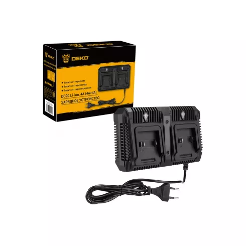 Двойное зарядное устройство DEKO DC20 (081-1070)