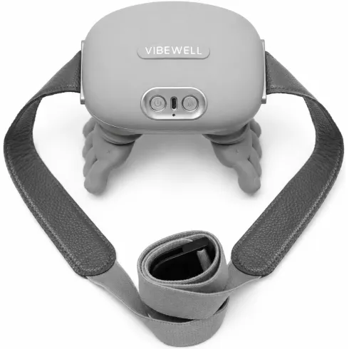 Массажер для шеи и плеч VibeWell P-054 (серый)