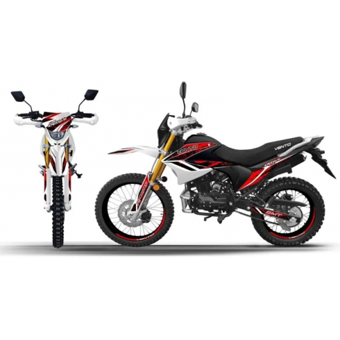 Мотоцикл VENTO (VMC) Enduro CG250 (белый/красный)