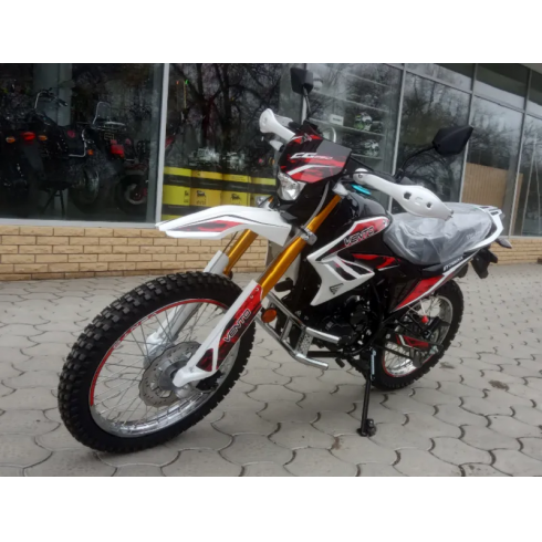 Мотоцикл VENTO (VMC) Enduro CG250 (белый/красный)