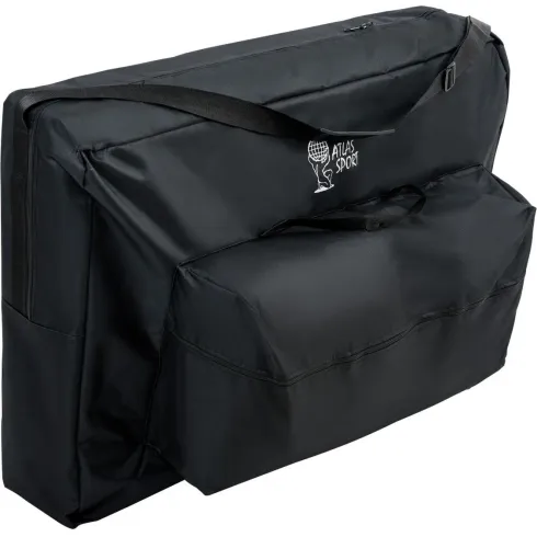 Массажный стол Atlas Sport складной 2-с 60 см деревянный (коричневый, сумка в подарок)