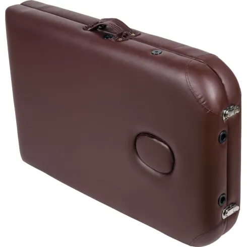 Массажный стол Atlas Sport складной 2-с 60 см деревянный (коричневый, сумка в подарок)