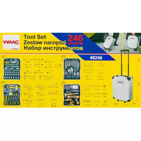 Набор инструментов универсальный WMC Tools 40246( 57275)