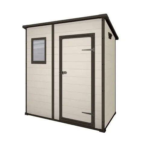 Хозблок садовый Keter Manor Pent 6x4 бежевый