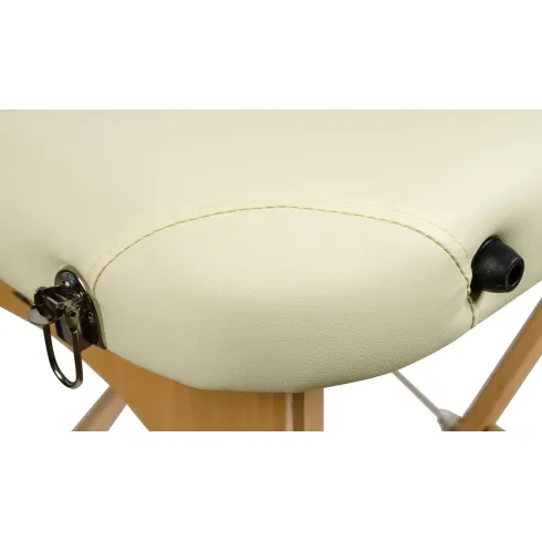 Массажный стол Atlas Sport складной 2-с 60 см деревянный (бежевый, сумка в подарок)