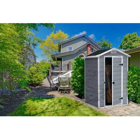 Хозблок садовый Keter Manor 4x3 серый