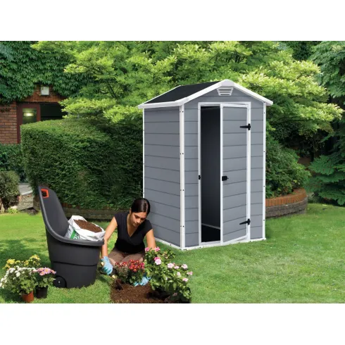 Хозблок садовый Keter Manor 4x3 серый
