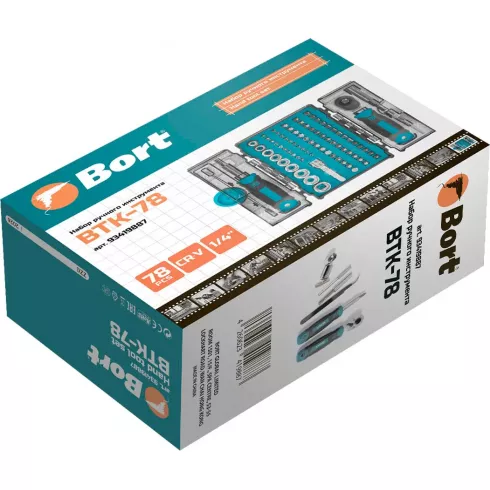 Набор ручного инструмента Bort BTK-78