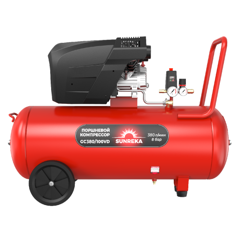 Компрессор поршневой SUNREKA GC380/100VD