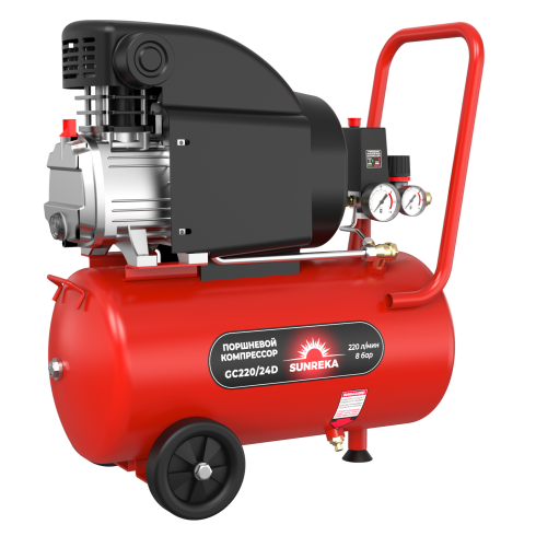 Компрессор поршневой SUNREKA GC220/24D
