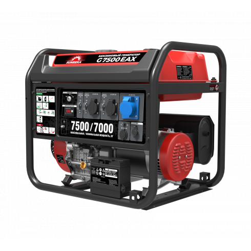 Бензиновый генератор SUNREKA G7500EAX