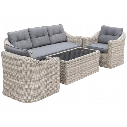 Комплект садовой мебели Lisofa Nepal 2430 (серый)