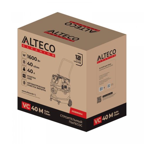 Строительный пылесос ALTECO VC 40 M Auto Clean