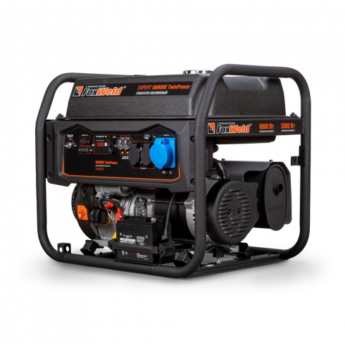 Генератор бензиновый Foxweld Expert G6900E TwinPower