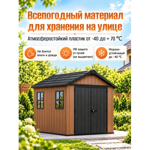 Хозблок садовый Keter NewtonPlus 757/775