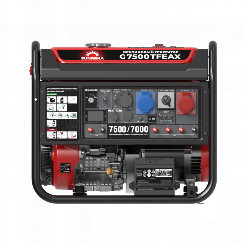 Бензиновый генератор SUNREKA G7500TFEAX