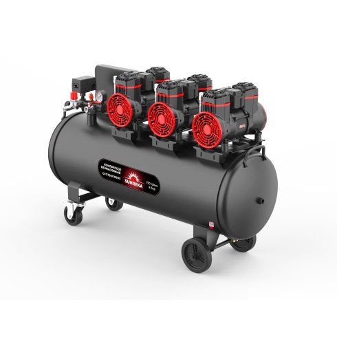 Компрессор поршневой безмасляный SUNREKA GFC750/100DS