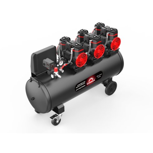 Компрессор поршневой безмасляный SUNREKA GFC750/100DS