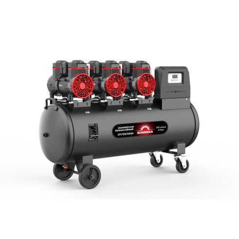 Компрессор поршневой безмасляный SUNREKA GFC750/100DS