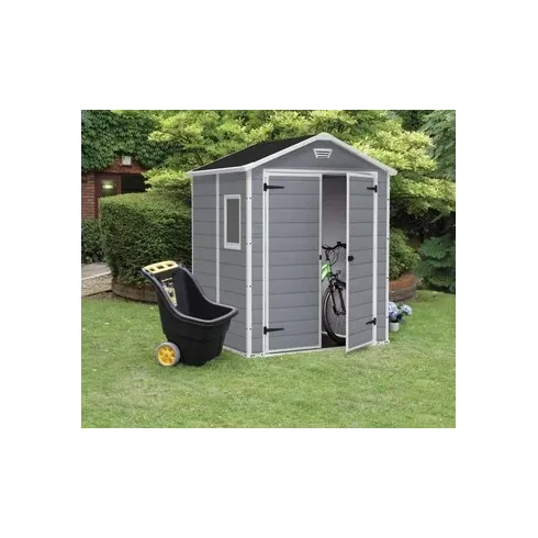 Хозблок садовый Keter Manor 6x5DD серый