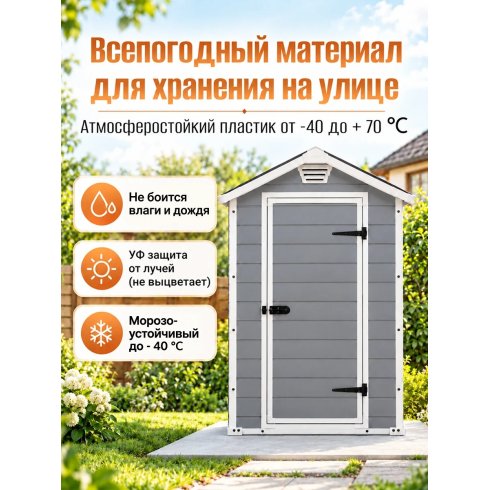 Хозблок садовый Keter Manor 4X6 230447