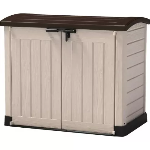 Шкаф уличный Keter Storeitout Arc Shed C (бежевый/коричневый)