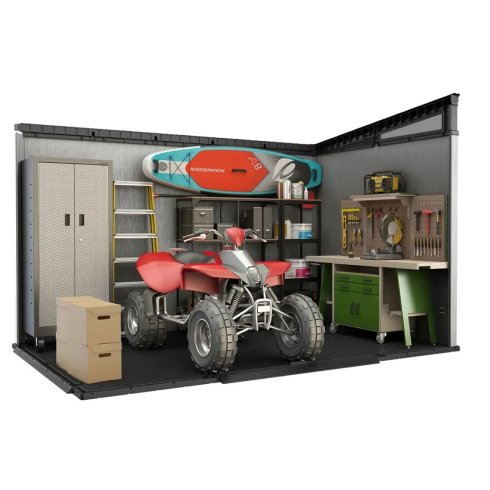 Хозяйственный блок Keter Cortina 11X7 графит