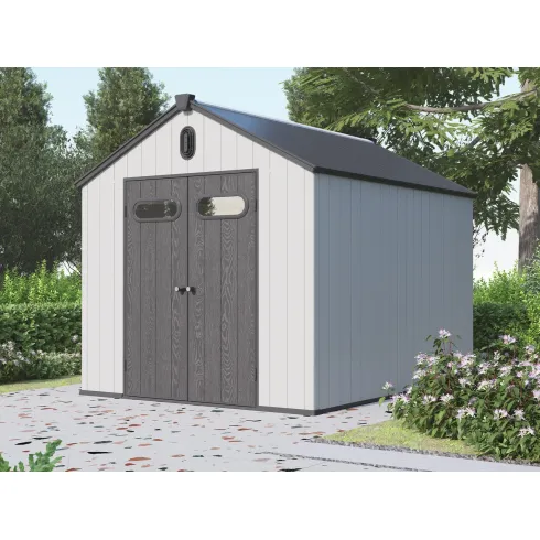 Хозяйственный блок Springhouse Smart Country 8х8 (черный/светло-серый)