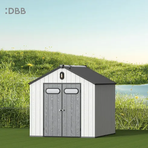 Хозяйственный блок Springhouse Smart Country 8х8 (черный/светло-серый)