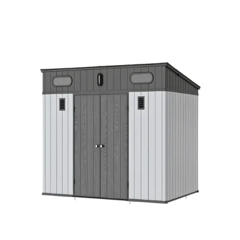 Хозяйственный блок Springhouse Smart Villa Pent 10х7 (черный/светло-серый)