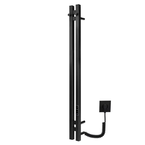 Полотенцесушитель электрический Gloss & Reiter URBAN Э2.К.6х75.PI2 Таймер.МУАР Black