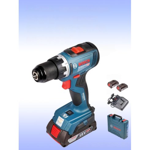 Дрель-шуруповерт аккумуляторная Bosch GSR 18V-65 (06019N3080) (с 2-мя АКБ, кейс)