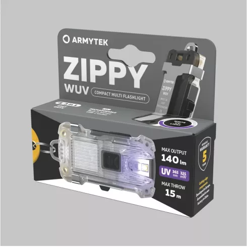 Фонарь Armytek Zippy WUV Grey F11301G