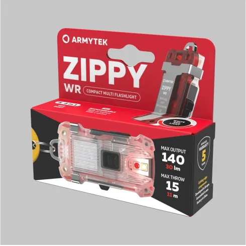 Фонарь Armytek Zippy WR USB-C Red (F11001R)