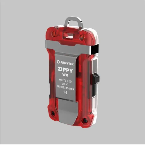 Фонарь Armytek Zippy WR USB-C Red (F11001R)