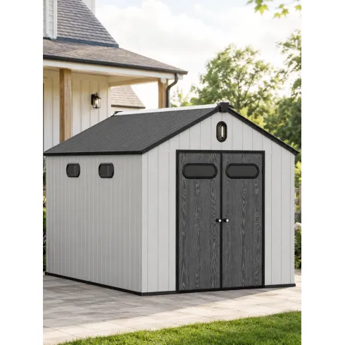 Хозяйственный блок Springhouse Smart Country 8х12 (черный/светло-серый)