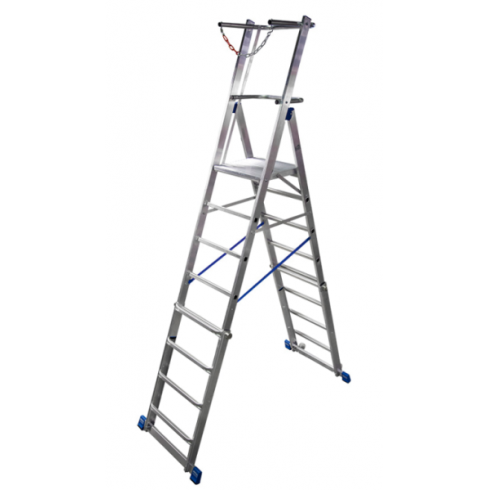 Лестница телескопическая Krause Stabilo 8-10 (127648)