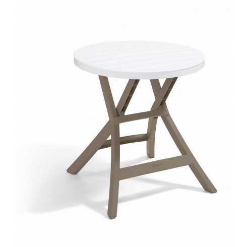 Стол Keter Plastic Oregon (белый/капучино) 17202663604