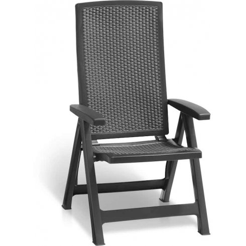 Кресло Keter Plastic Montreal (графит) 222971