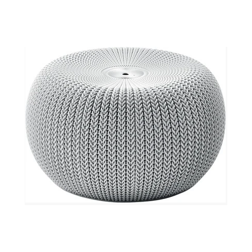 Пуф Keter Plastic Cozy Knit Seat (светло/серый) 227765