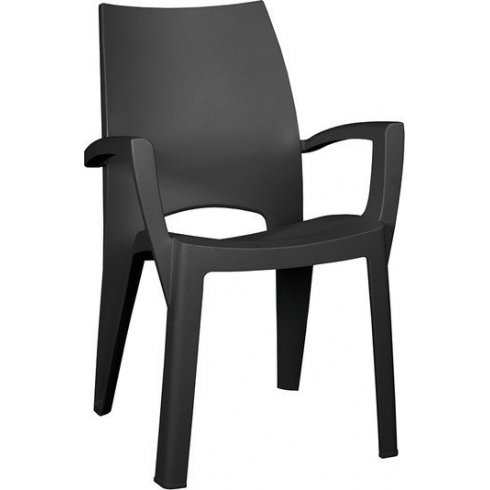 Стул Keter Plastic Spring Chair (графит) 207073