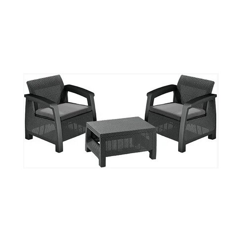 Набор мебели Keter Plastic Bahamas Weekend Set (графит) 235041