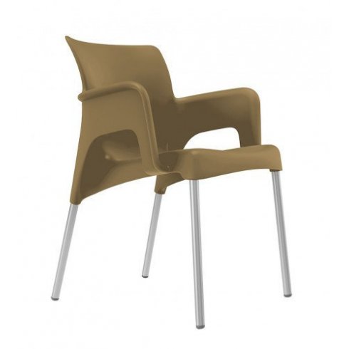 Стул Keter Plastic Armchair Sun Chocolate (шоколад) 03516