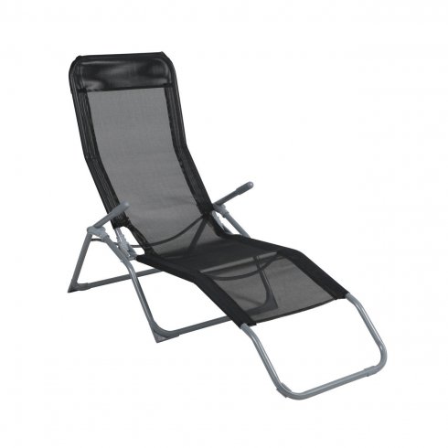 Шезлонг Keter Plastic Baderliege (черный) 126278