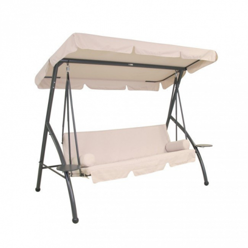 Качели садовые Testrut Hollywoodschaukel Rugen (антрацит/песок) 429003