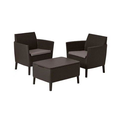 Набор мебели Keter Plastic Salemo Balcony Set (коричневый) 236845