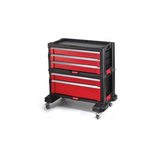 Комод для инструментов Keter Plastic Set 5 Drawer Red (220448)