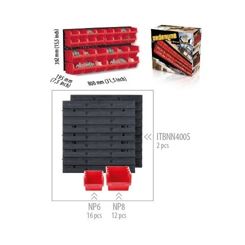 Органайзер для инструментов Prosperplast Orderline NP1 NTBNP1-R444
