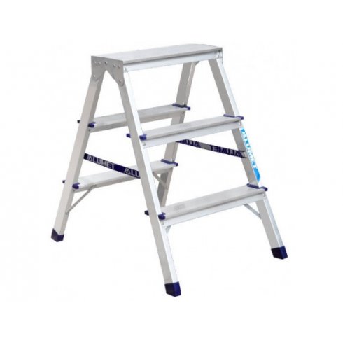 Двухсторонняя стремянка Алюмет 3 ст. AD7203